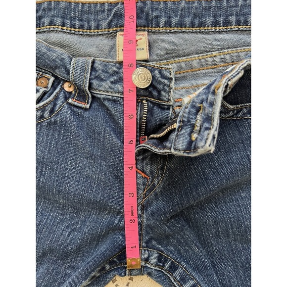 Vintage True Religion Joey Flare Jeans Low Rise USA 31 Y2K Bootcut 2000 Mallcore - Picture 6 of 9